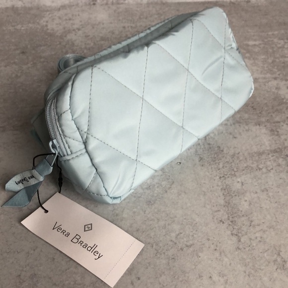 Vera Bradley Essential Mini Belt Bag Ultralight Sea Salt Blue - Picture 1 of 13